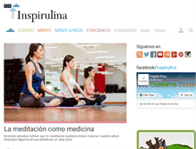 Tablet Screenshot of inspirulina.com